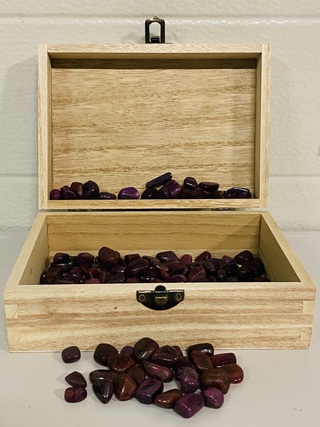 450 gram Robijn trommelstenen