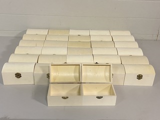 Ca. 32x Houten kistjes
