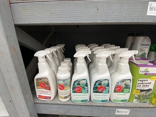 Mixpartij tuin onderhoudsmiddelen