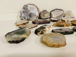 Ca. 18x Agaat plakken