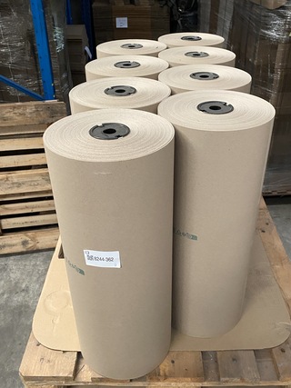 8x Rollen Storopack PAPER plus Kraft papier, bruin