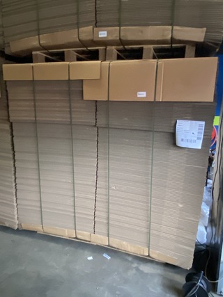 Ca. 150x Grote verzenddozen 100x100x40cm dubbelgolf, bruin