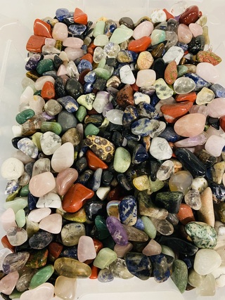 10 Kg trommelstenen, luxe mix