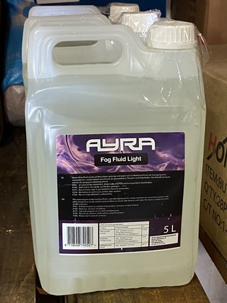 4x Cans a 5 liter rookvloeistof