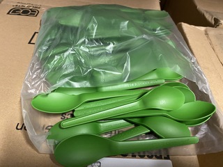 Ca. 24000x Plantware composteerbare koffie lepels, groen