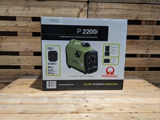 Benzine aggregaat, Pramac, P2200i, Groen, 2022