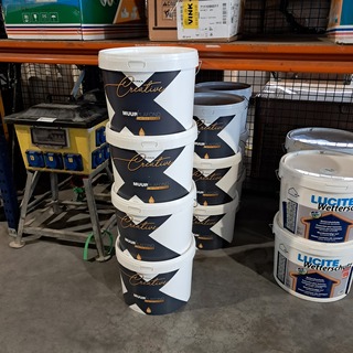 10 x 10 liter Binnen/buitenlatex, Fitex , RAL 9010