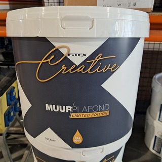 10 x 10 liter Binnen/buitenlatex, Fitex , RAL 9010