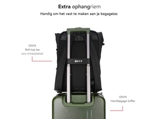 ONYX Handbagage Koffer 35 Liter  Spinner wielen  Lichtgewicht Trolley