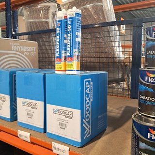 6x set A+B Houtrotreparatie, Woodcap