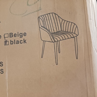 6x Velvet kuipstoel zwart, 2025