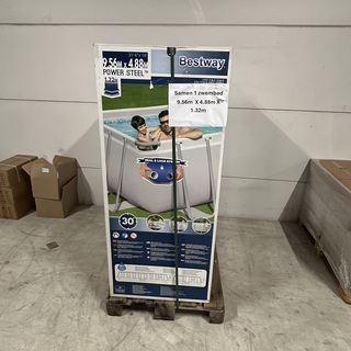 Kit voor bovengronds zwermbad | 9.56 x 4.88 meter Bestway, Power Steel