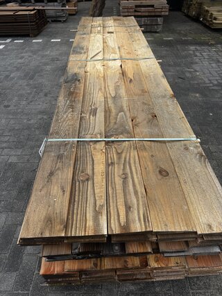 Ca. 15x Zweeds rabat dubbelzijdig | Douglas  ,  1,1/3,0 x 18,5 x 400 c