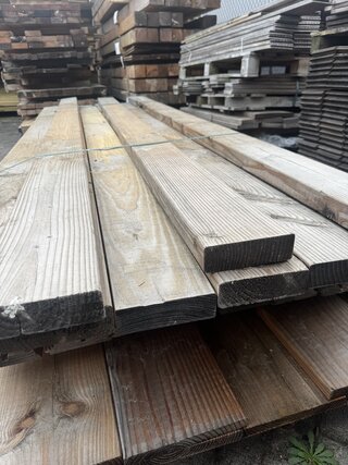 9x Douglas balk | geschaafd , 4,5 x 14,5 x 300 cm