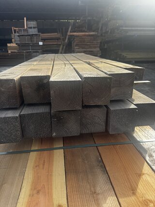 Ca. 12x Douglas palen | geschaafd , 14 x 14 x 250 cm