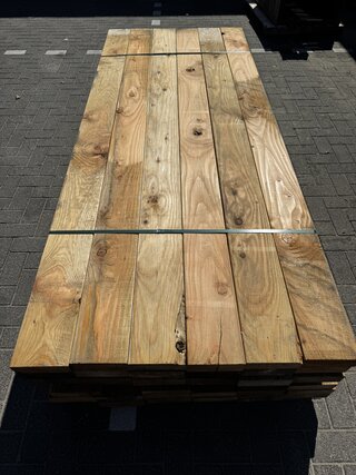 Ca. 15x Douglas balk geschaafd ,  5,8 x 16,5 x 250 cm