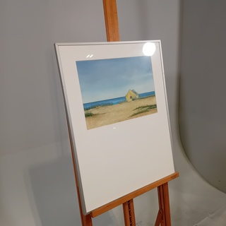 Aquarel, Jenny Homan, Klein monument, 1999