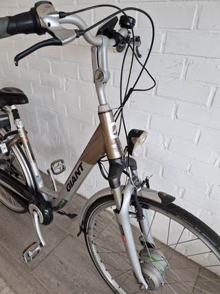 Elektrische Fiets  Giant, Twist Double 26V, Goud zilver