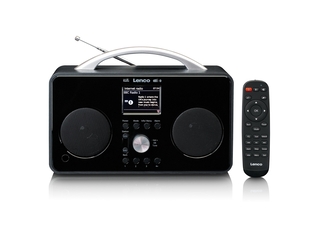 Lenco Internet DAB+/FM Radio met Bluetoothafstandsbediening en oplaadb