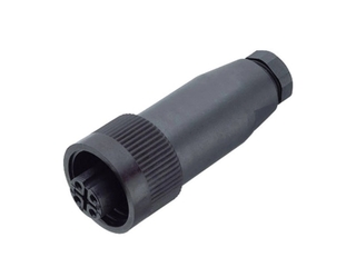 Binder 99-4201-00-07 RD24 Mannelijke Kabelconnector, contacten: 6+PE,