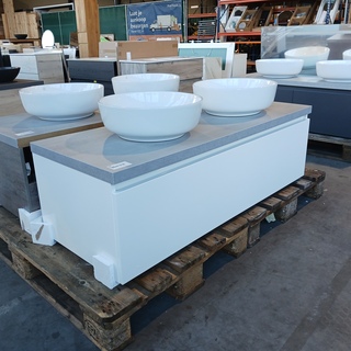 Badmeubel, Blum, Mat wit