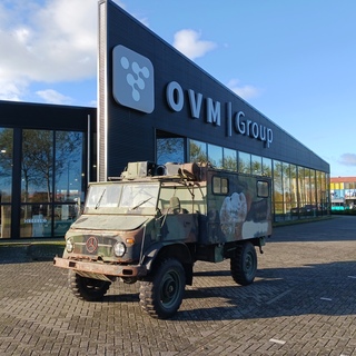 Leger voertuig Unimog met opbouw, Mercedes, 404