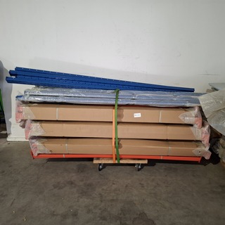 Partij Stelling materiaal, oranje/ blauw