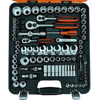 81-delig bahco dopsleutelset bahco, S 81 mix