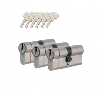 2 Deurcilinders sets a 3 st. Connection, 30/30
