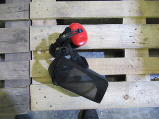 Gezicht beschermer met gehoorbescherming  Eurogarden