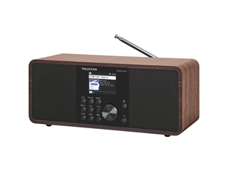 Telestar Dira S24i DAB+ / FM Internetradio met Bluetooth Wi-Fi Hout