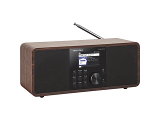 Telestar Dira S24i DAB+ / FM Internetradio met Bluetooth Wi-Fi Hout