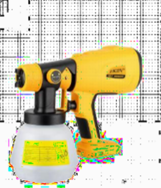 Accu Verfspuit | 20V, SanderZ, Geel, 2025