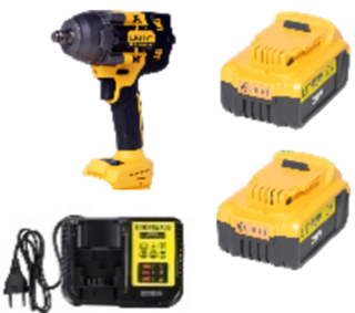 Accu Slagmoersleutel | 20V 700Nm, SanderZ, Geel, 2025