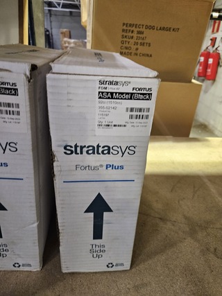 2x 3D-printerfilament Stratasys Fortus, Plus ASA Model, Zwart