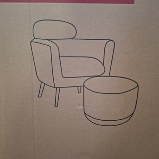 Sofa+hocker teddy boucle Beige, 2025