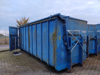 (Locatie Soest) ca. 30 m³ Deksel container – afzetcontainer haakarm hy