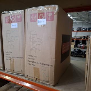 Bureaustoel verstelbaar PU leder, Zwart, 2025