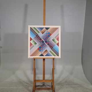 Acryl schilderij, R. Rolleman, 1982