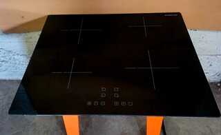 inbouw inductiekookplaat, Inventum, IKI6010, Zwart