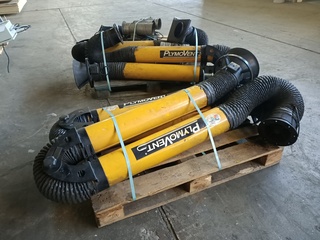 4x Lasdamp afzuig arm, PlymoVent