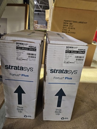 2x 3D-printerfilament Stratasys Fortus, Plus ASA Model, Zwart