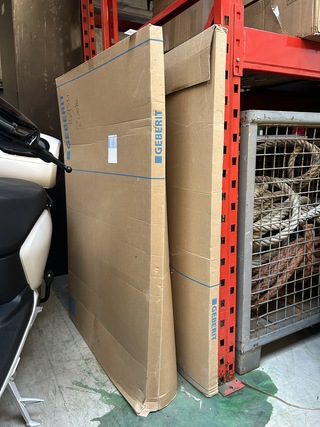 2x Geluidsisolerende folie 118×78 Geberit, BK 5.2