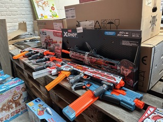 9x Speelgoed blaster X-Shot