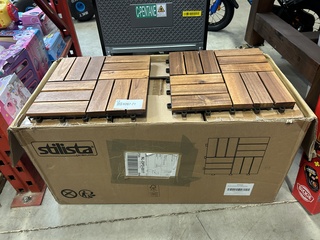 Ca. 33x Tuintegel acacia hout