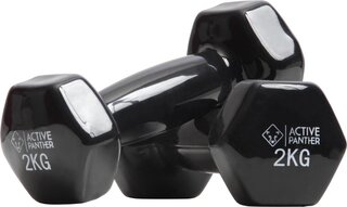 Ca. 10x Dumbbell set 2x 2kg (4kg totaal) Active Panther