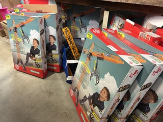 Ca. 15x Giant constructie kraan 120 cm Dickie Toys, Mega Crane