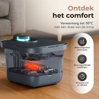 4x Massage voetenbad LunaSea, Foot Bath T2