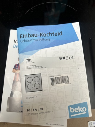 Inductie kookplaat Beko, H3SLD800150F