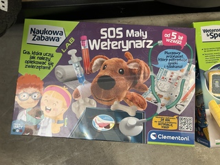 8x A-merk speelgoed w.o. Clementoni, Wetenschap & Spel